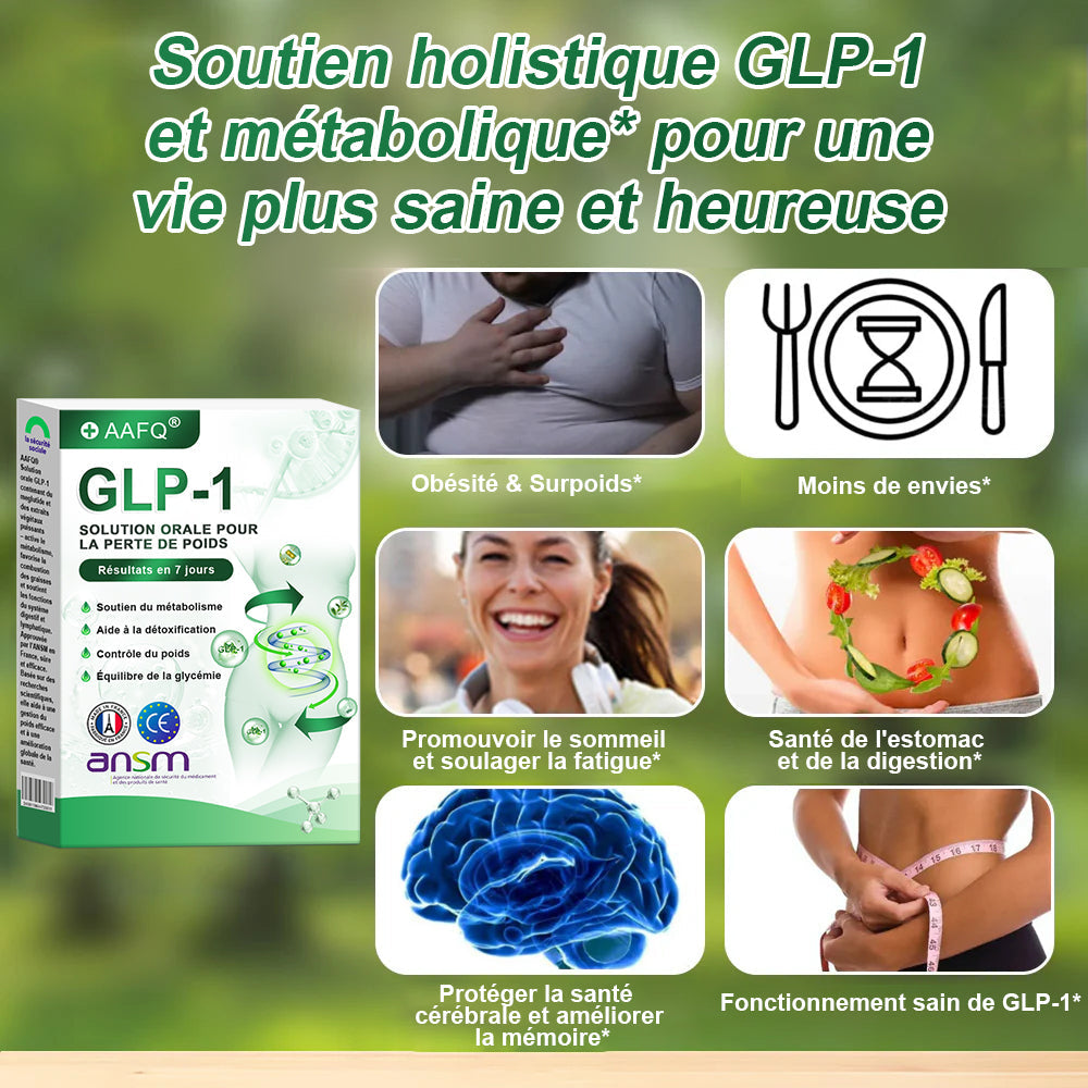 АAҒ𝗤® G L P-1 𝑺𝒐𝒍𝒖𝒕𝒊𝒐𝒏 𝑶𝒓𝒂𝒍𝒆 🏅 Une seule fois par semaine, premiers résultats visibles en 7 jours✅Pour l'obésité, le cœur et la circulation, le diabète, l'apnée du sommeil, les articulations et plus encore⏳