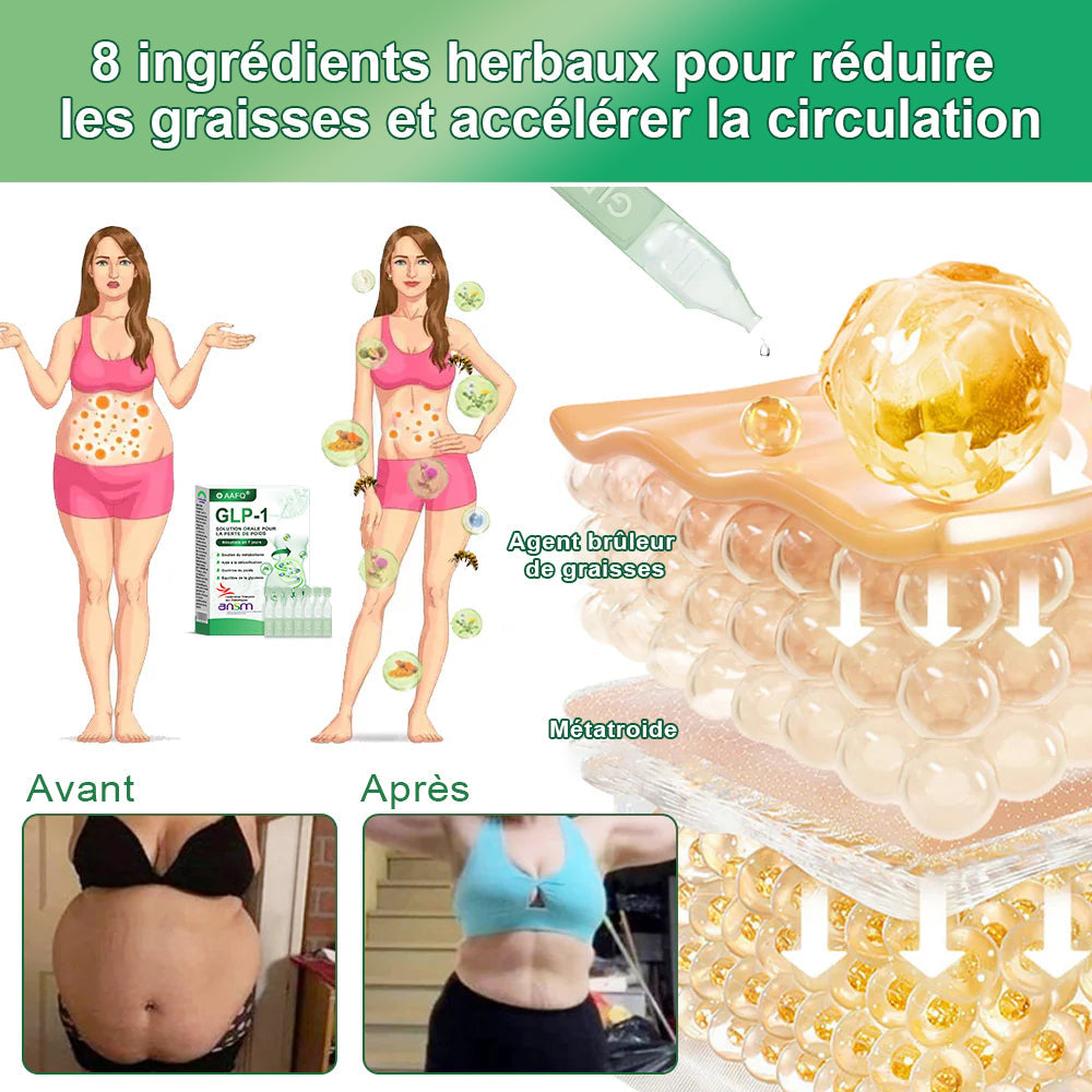 АAҒ𝗤® G L P-1 𝑺𝒐𝒍𝒖𝒕𝒊𝒐𝒏 𝑶𝒓𝒂𝒍𝒆 🏅 Une seule fois par semaine, premiers résultats visibles en 7 jours✅Pour l'obésité, le cœur et la circulation, le diabète, l'apnée du sommeil, les articulations et plus encore⏳