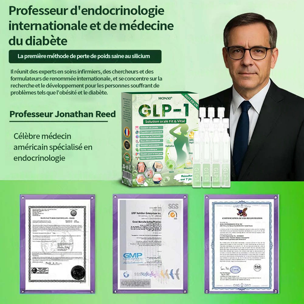🇫🇷 Honxi® GLP-1 Solution Orale 8-EN-1 Fit & Vital (1 seule prise par jour, résultats visibles en 7 jours) ✅ Pour l’obésité, la santé cardiovasculaire, le diabète, l’apnée du sommeil, la santé intestinale, les problèmes articulaires et plus encore.