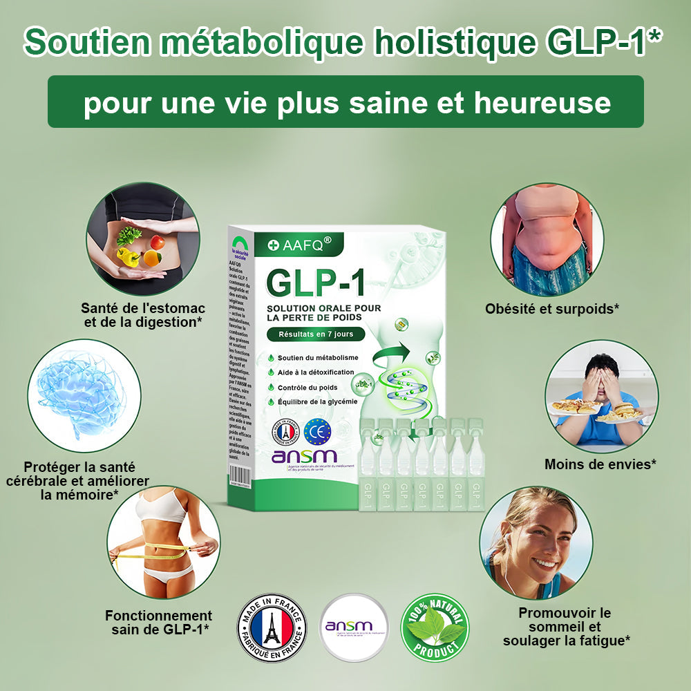 АAҒ𝗤® G L P-1 𝑺𝒐𝒍𝒖𝒕𝒊𝒐𝒏 𝑶𝒓𝒂𝒍𝒆 🏅 Une seule fois par semaine, premiers résultats visibles en 7 jours✅Pour l'obésité, le cœur et la circulation, le diabète, l'apnée du sommeil, les articulations et plus encore⏳