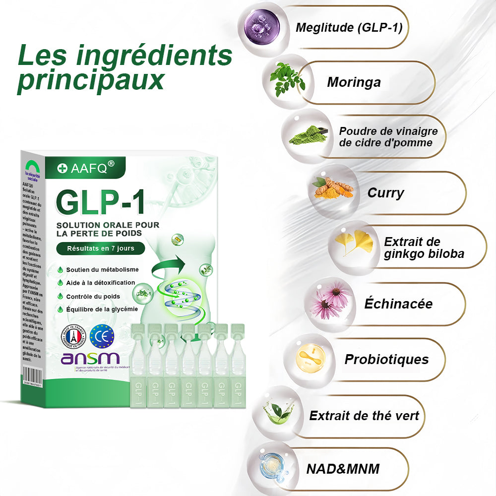 АAҒ𝗤® G L P-1 𝑺𝒐𝒍𝒖𝒕𝒊𝒐𝒏 𝑶𝒓𝒂𝒍𝒆 🏅 Une seule fois par semaine, premiers résultats visibles en 7 jours✅Pour l'obésité, le cœur et la circulation, le diabète, l'apnée du sommeil, les articulations et plus encore⏳
