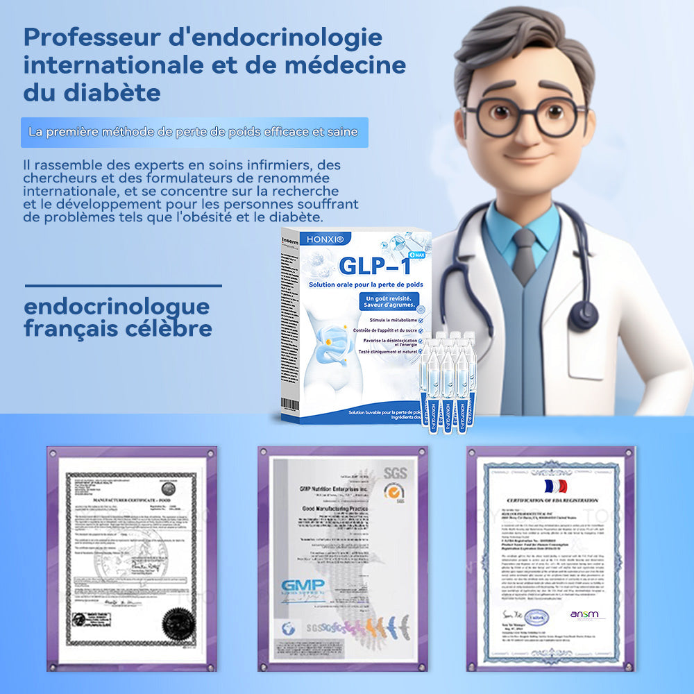 Honxi® 👨⚕️𝐆𝐋𝐏-𝟏 𝐌𝐚𝐱 𝐒𝐨𝐥𝐮𝐭𝐢𝐨𝐧 𝐨𝐫𝐚𝐥𝐞 𝐩𝐨𝐮𝐫 𝐥𝐚 𝐩𝐞𝐫𝐭𝐞 𝐝𝐞 𝐩𝐨𝐢𝐝𝐬 🔥Une dose par jour — voyez les résultats en 7 jours⏱️