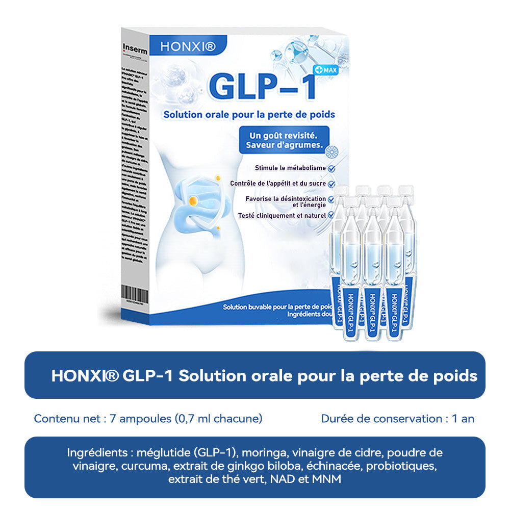 Honxi® 👨⚕️𝐆𝐋𝐏-𝟏 𝐌𝐚𝐱 𝐒𝐨𝐥𝐮𝐭𝐢𝐨𝐧 𝐨𝐫𝐚𝐥𝐞 𝐩𝐨𝐮𝐫 𝐥𝐚 𝐩𝐞𝐫𝐭𝐞 𝐝𝐞 𝐩𝐨𝐢𝐝𝐬 🔥Une dose par jour — voyez les résultats en 7 jours⏱️