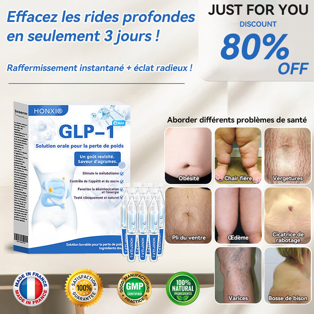 Honxi® 👨⚕️𝐆𝐋𝐏-𝟏 𝐌𝐚𝐱 𝐒𝐨𝐥𝐮𝐭𝐢𝐨𝐧 𝐨𝐫𝐚𝐥𝐞 𝐩𝐨𝐮𝐫 𝐥𝐚 𝐩𝐞𝐫𝐭𝐞 𝐝𝐞 𝐩𝐨𝐢𝐝𝐬 🔥Une dose par jour — voyez les résultats en 7 jours⏱️