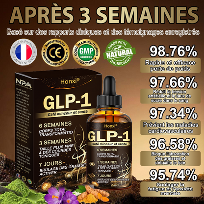[Boutique Officielle]Honxi® TIRZEPATIDE GLP-1 Gouttes à base de plantes✅ Pour l'obésité, la santé cardiovasculaire, le diabète, l'apnée du sommeil, les problèmes articulaires et plus encore.