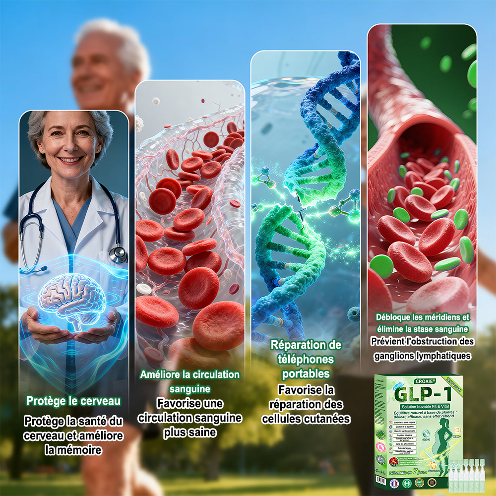 Croaie® NAD+𝐆𝐋𝐏-𝟏 𝐅𝐢𝐭 & 𝐕𝐢𝐭𝐚𝐥 𝐒𝐨𝐥𝐮𝐭𝐢𝐨𝐧 𝐎𝐫𝐚𝐥𝐞 𝟏 𝐟𝐨𝐢𝐬 𝐩𝐚𝐫 𝐣𝐨𝐮𝐫 ✅𝐂𝐨𝐧𝐭𝐫𝐢𝐛𝐮𝐞 à 𝐥𝐚 𝐠𝐞𝐬𝐭𝐢𝐨𝐧 𝐝𝐮 𝐩𝐨𝐢𝐝𝐬, à 𝐥𝐚 𝐬𝐚𝐧𝐭é 𝐜𝐚𝐫𝐝𝐢𝐚𝐪𝐮𝐞, 𝐚𝐮 𝐛𝐢𝐞𝐧-ê𝐭𝐫𝐞 𝐦é𝐭𝐚𝐛𝐨𝐥𝐢𝐪𝐮𝐞 𝐞𝐭 𝐝𝐢𝐠𝐞𝐬𝐭𝐢𝐟, 𝐚𝐢𝐧𝐬𝐢 𝐪𝐮’à 𝐥’é𝐪𝐮𝐢𝐥𝐢𝐛𝐫𝐞 𝐟é𝐦𝐢𝐧𝐢𝐧, 𝐭𝐨𝐮𝐭 𝐞𝐧 𝐫𝐚𝐟𝐟𝐞𝐫𝐦𝐢𝐬𝐬𝐚𝐧𝐭 𝐥𝐚 𝐩𝐞𝐚𝐮 𝐞𝐭 𝐞𝐧 𝐚𝐩𝐩𝐨𝐫𝐭𝐚𝐧𝐭 𝐮𝐧 𝐫𝐞𝐠𝐚𝐢𝐧 𝐝’é𝐧𝐞𝐫𝐠𝐢𝐞