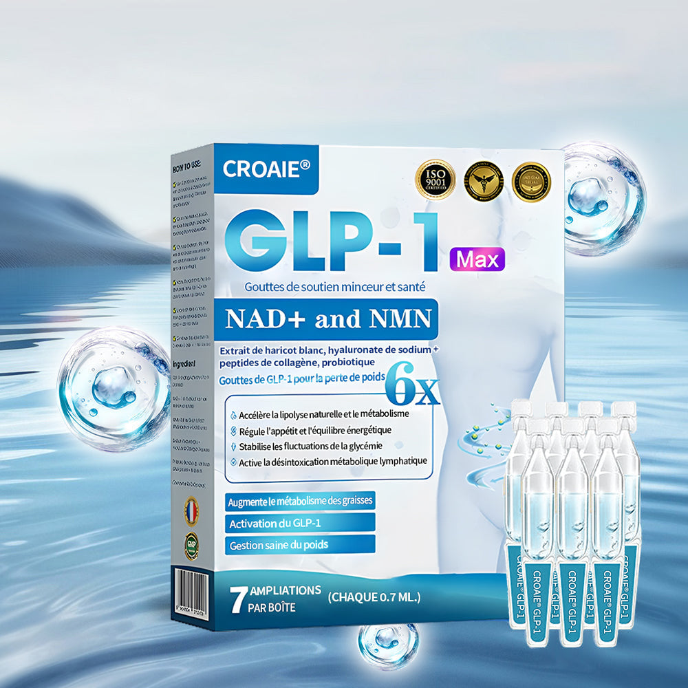 📢[Boutique Officielle] CroAie® Gouttes Minceur GLP-1 & NAD+ ✅ Obésité, maladies cardiovasculaires, diabète, apnée du sommeil, problèmes articulaires et plus encore