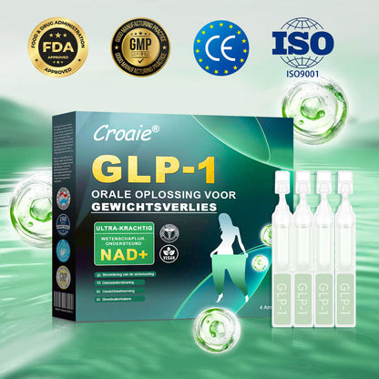 Croaie® GLP-1 Orale Oplossing Voor Gewichtsverlies👨 Speciaal gericht op obesitas, hart- en vaatziekten, diabetes, slaapapneu en gewrichtsproblemen