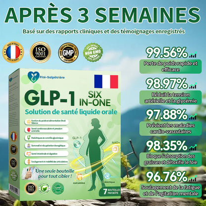 🇫🇷 Boutique Officielle | Pité-Salpétrière GLP-1 Solution de Santé SIX-EN-UN sous forme liquide orale (Juste une fois par jour, des résultats visibles en 7 jours)