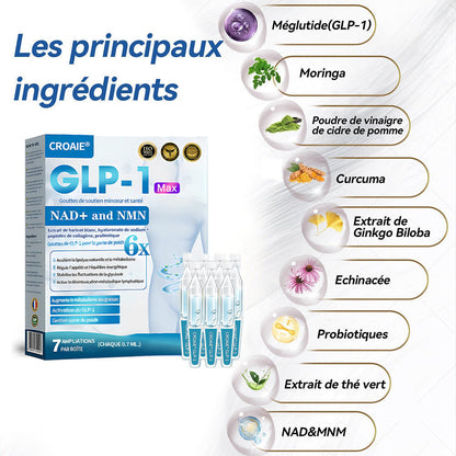 📢[Boutique Officielle] CroAie® Gouttes Minceur GLP-1 & NAD+ ✅ Obésité, maladies cardiovasculaires, diabète, apnée du sommeil, problèmes articulaires et plus encore