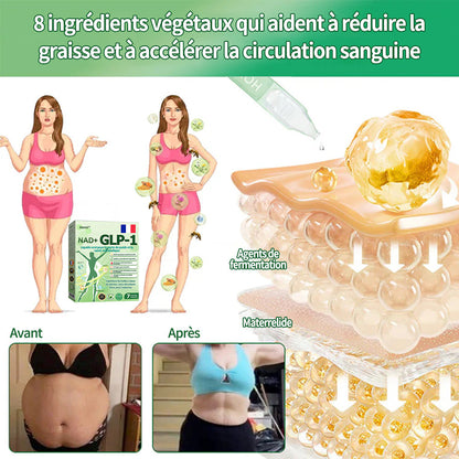 🇫🇷Honxi®NAD+ GLP-1 Liquide oral pour la perte de poids et la santé métabolique✅ Pour l'obésité, la santé cardiovasculaire, le diabète, l'apnée du sommeil, les problèmes articulaires et plus encore.
