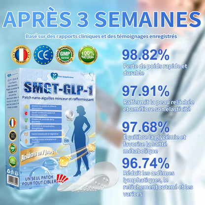 Boutique officielle | Patch nano-micro-aiguilles Pité-Salpétrière GLP-1 Slim & Firm au collagène, curcuma et Matrixyl 3000 pour l'obésité, les maladies cardiovasculaires, le diabète, l'apnée du sommeil, les problèmes articulaires et plus encore.