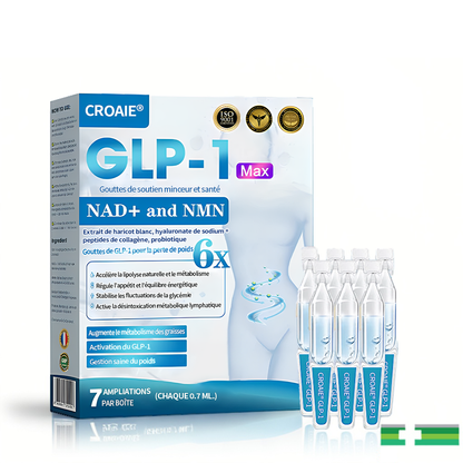 📢[Boutique Officielle] CroAie® Gouttes Minceur GLP-1 & NAD+ ✅ Obésité, maladies cardiovasculaires, diabète, apnée du sommeil, problèmes articulaires et plus encore